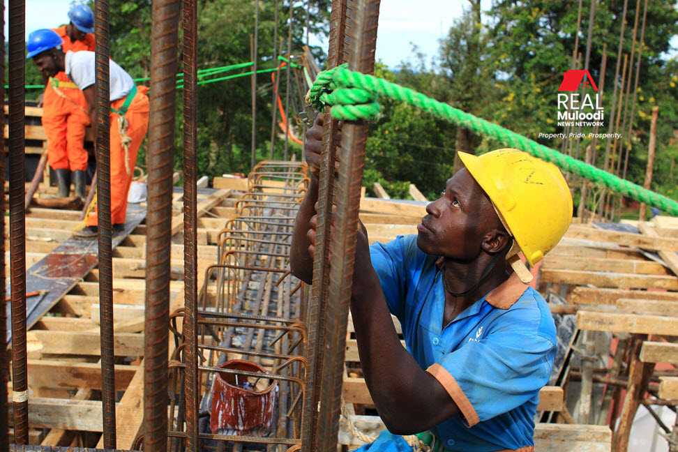 Construction in Uganda.