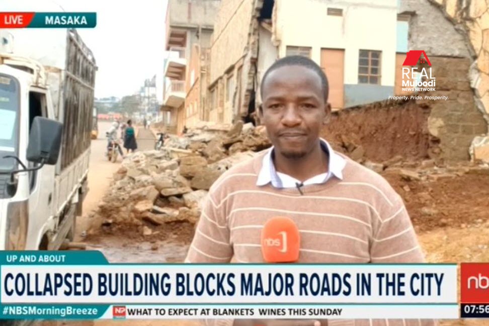 NBS Television reports on the collapse of the building collapse in Masaka