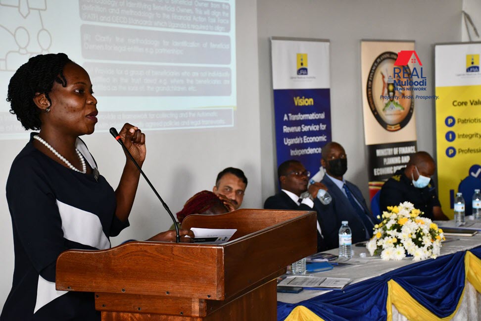 Ms Diana Kisaka addressing taxpayers on the new penalty that came into force June 1st