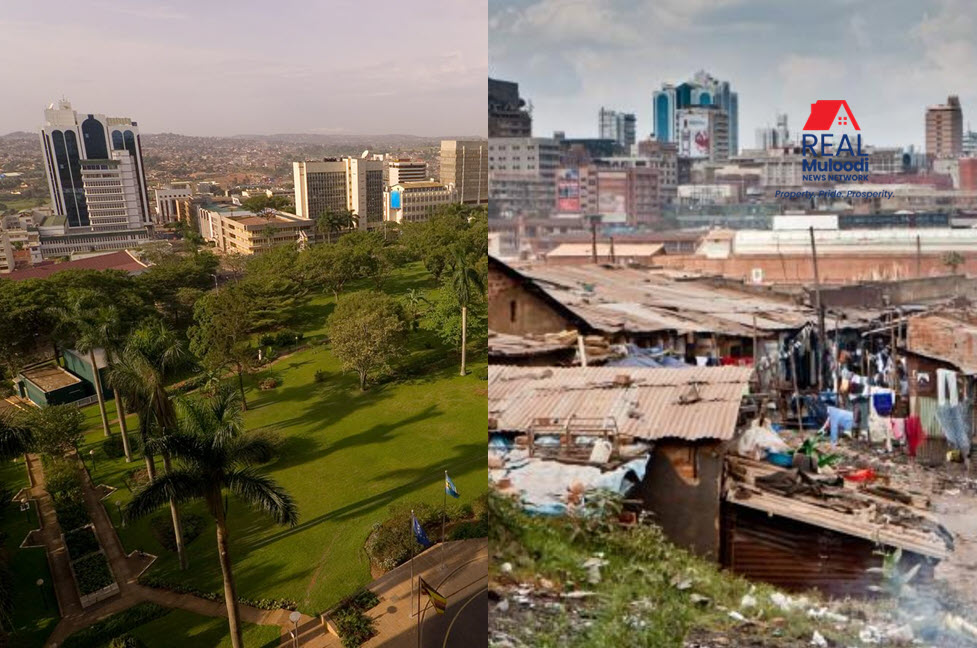 Rich vs Poor areas of Kampala