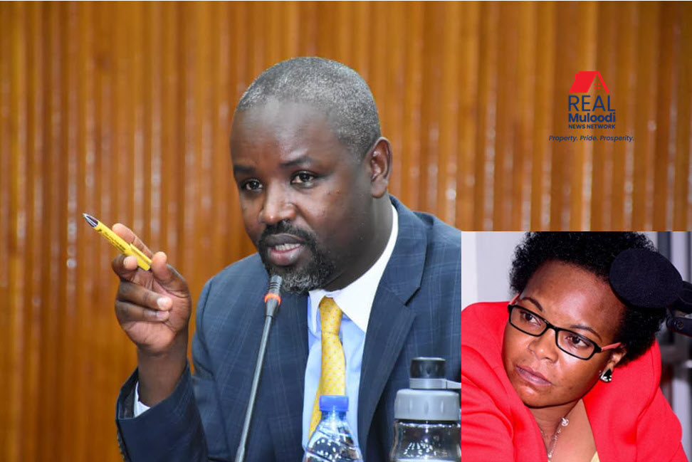 The Deputy Speaker of Parliament, Thomas Tayebwa announced the Select Committee on Friday, January 6. Inset, State Minister for Housing, Hon. Persis Namuganza