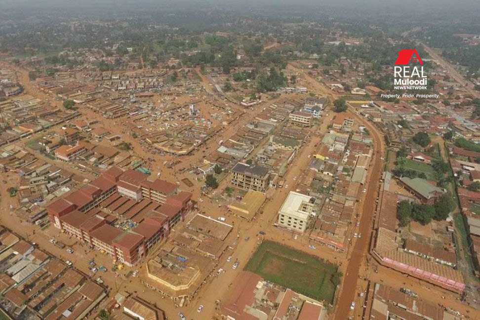 Aerial view of Hoima, where NBRB has suspended the construction projects of two developers
