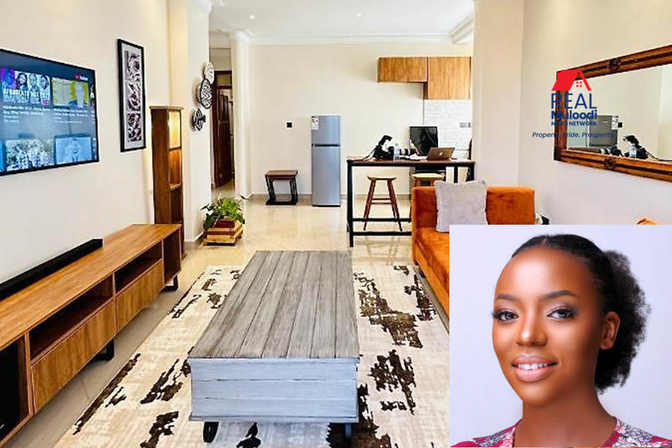 Doreen Kaitesi, the proprietor of Humura Airbnb apartment located at Kibaya Crescent, Kampala, Uganda.
