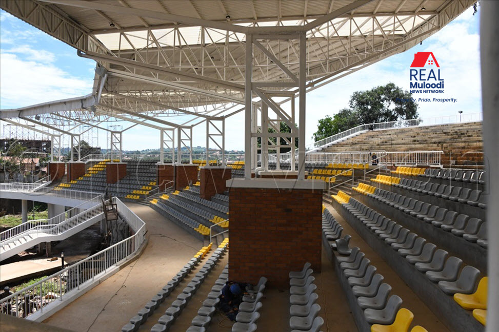 The newly constructed 25000 seater amphitheatre at the Anglican shrine in Namugongo