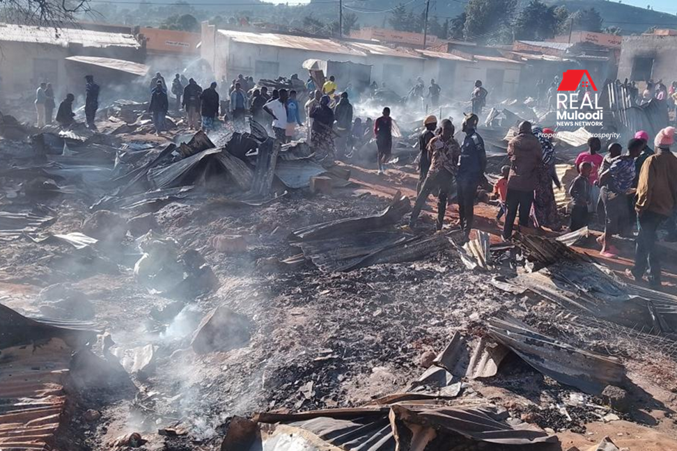 Kapchorwa Central Market Fire