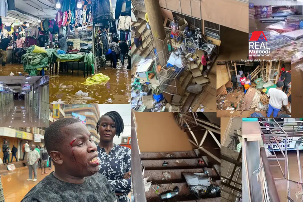 Rainwater Flood Kampala Shops